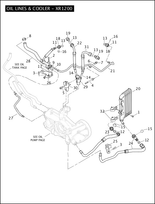 Circuit Electric For Guide: 2007 Harley 883 Sportster Engine Parts Diagram