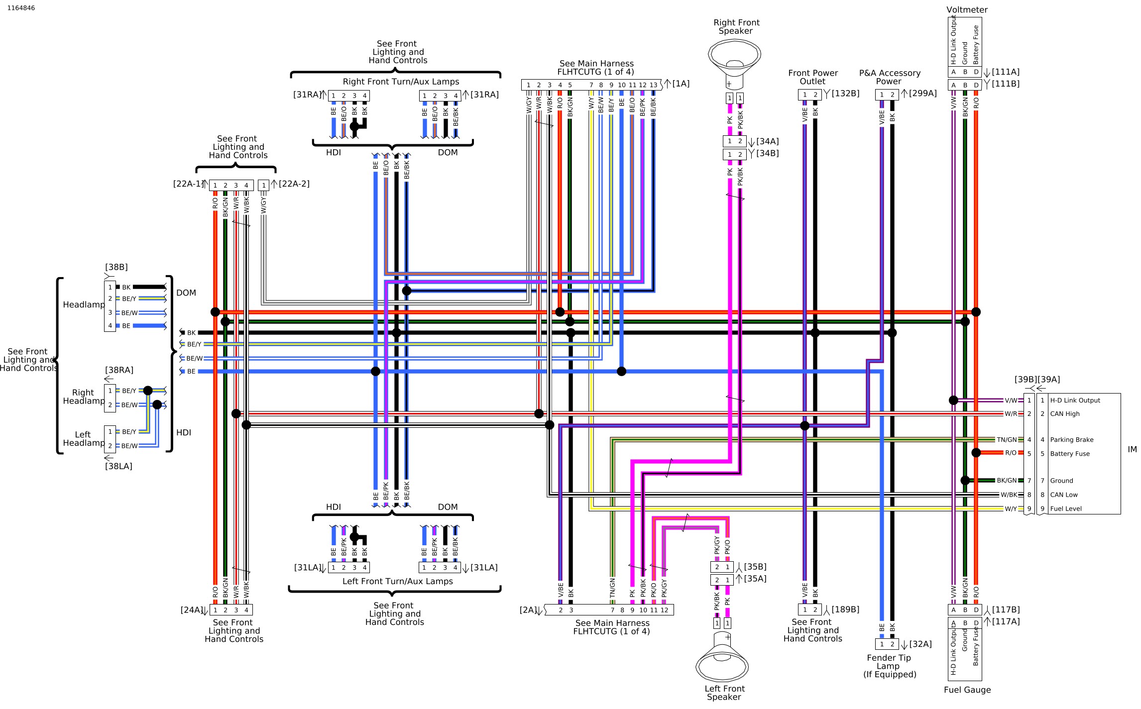 Harley Davidson Headlight Wiring Diagram from serviceinfo.harley-davidson.com