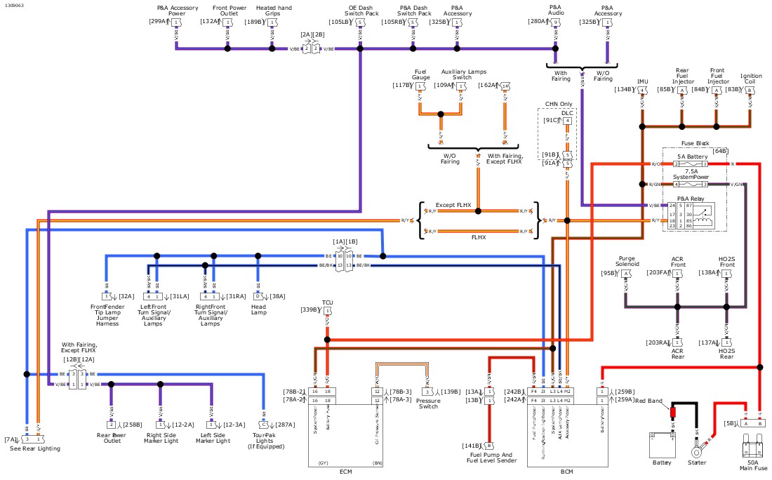 94000729 1391526 En Us 2020 Wiring Diagram Wall Chart Harley Davidson Sip