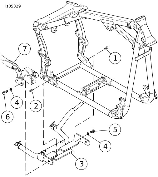 ハーレイダビッドソン Harley-Davidson Softail Black Motorcycle & Scooter Frames