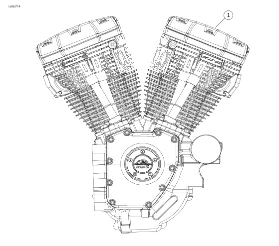 BP0292 Harley Davidson Engine and Transmission Blueprint Plan
