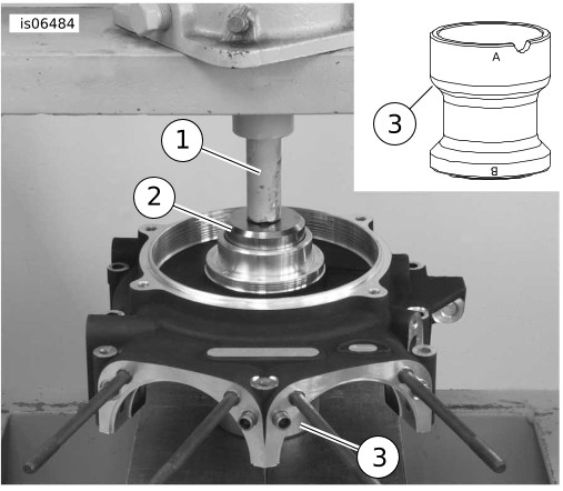 1409KMT KMT Harley Big Twin Transmission Arbre principal Roulement intérieur  Outil d'installation Extracteur 1984-présent # 34902-84 : : Auto