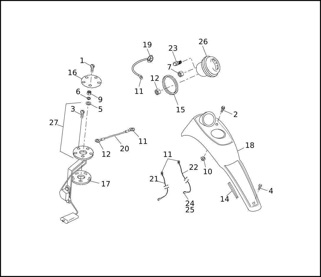 Silentblock Goma Soporte Motor Trasero Harley-Davidson Touring FLT  1986-2008 y FXR 1984-1994